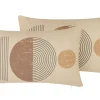 Conjunto De 2 Almofadas Decorativas Multicoloridas 30 X 50 Cm Amaranth