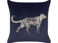Conjunto De 2 Almofadas Decorativas Em Veludo Preto 45 X 45 Cm Marula