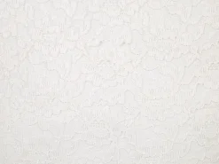 Conjunto De 2 Almofadas Decorativas Creme Com Relevo 45 X 45 Cm Azalea