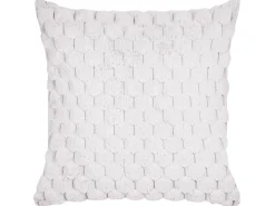 Conjunto De 2 Almofadas Decorativas Branco 43 X 43 Cm Purslane