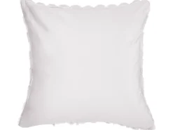 Conjunto De 2 Almofadas Decorativas Branco 43 X 43 Cm Purslane