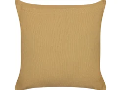 Conjunto De 2 Almofadas Decorativas As Riscas Em Algodao Creme E Branco 45 X 45 Cm Salix