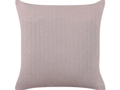 Conjunto De 2 Almofadas Decorativas Em Veludo Rosa 45 X 45 Cm Agapanthus