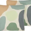 Conjunto De 2 Almofadas Decorativas Multicoloridas 45 X 45 Cm Crinum