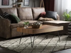 Conjunto De 2 Almofadas Decorativas De Pele Sintetica 45 X 45 Cm Preta Lunaria