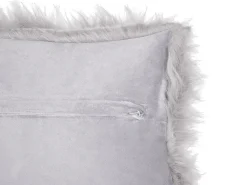 Conjunto De 2 Almofadas Decorativas Cinzentas 45 X 45 Cm Lubha
