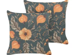 Conjunto De 2 Almofadas Decorativas Multicolores 45 X 45 Cm Sotol
