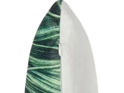 Conjunto De 2 Almofadas Decorativas Verdes 45 X 45 Cm Diascia