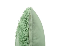 Conjunto De 2 Almofadas Decorativas Em Algodao Verde Claro 45 X 45 Cm Rhoeo