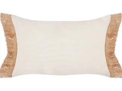 Conjunto De 2 Almofadas Decorativas Creme 30 X 50 Cm Boath