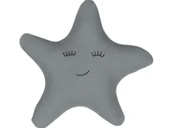 Conjunto De 2 Almofadas Decorativas Em Forma De Estrela Cinzenta 40 X 40 Cm Bhopal