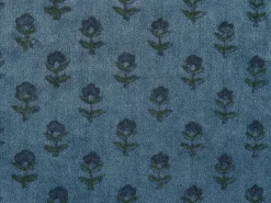 Conjunto De 2 Almofadas Decorativas Em Veludo Azul Escuro 45 X 45 Cm Ribes