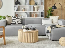 Conjunto De 2 Almofadas Decorativas Em Algodao Creme E Preto 45 X 45 Cm Fuchsia