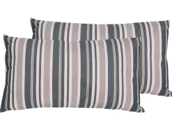 Conjunto De 2 Almofadas De Jardim Multicolor 40 X 70 Cm Kastos