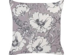 Conjunto De 2 Almofadas Decorativas Cinzentas E Brancas 45 X 45 Cm Sophora