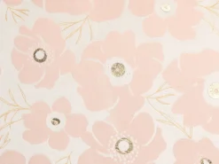 Conjunto De 2 Almofadas Decorativas Em Veludo Creme E Rosa 45 X 45 Cm Triteleia