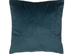 Conjunto De 2 Almofadas Decorativas De Veludo 45 X 45 Cm Azul Celosia