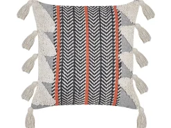 Conjunto De 2 Almofadas Decorativas Em Algodao Multicolor 45 X 45 Cm Bouvardia