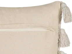 Conjunto De 2 Almofadas Decorativas Em Algodao Multicolor 45 X 45 Cm Bouvardia