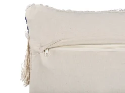Conjunto De 2 Almofadas Decorativas Creme 45 X 45 Cm Sofca