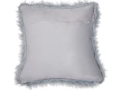 Conjunto De 2 Almofadas Decorativas Azuis 45 X 45 Cm Lubha