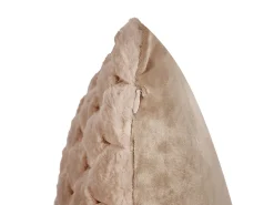 Conjunto De 2 Almofadas Decorativas Cor De Areia 43 X 43 Cm Purslane