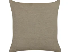 Conjunto De 2 Almofadas Decorativas Taupe 45 X 45 Cm Sagina