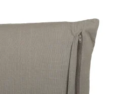 Conjunto De 2 Almofadas Decorativas Taupe 45 X 45 Cm Sagina