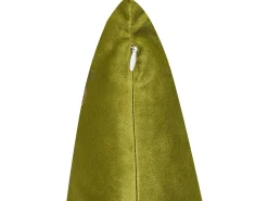 Conjunto De 2 Almofadas Decorativas Em Veludo Verde Claro 45 X 45 Cm Yuzuri