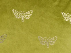 Conjunto De 2 Almofadas Decorativas Em Veludo Verde Claro 45 X 45 Cm Yuzuri