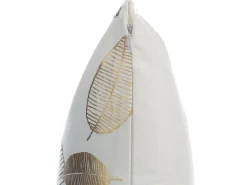 Conjunto De 2 Almofadas Decorativas Com Estampado Preto E Dourado 45 X 45 Cm Lotus