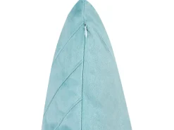 Conjunto De 2 Almofadas Decorativas Em Veludo Azul Claro 45 X 45 Cm Coneflower