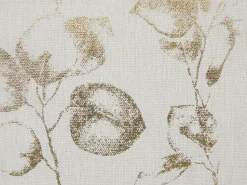 Conjunto De 2 Almofadas Decorativas Creme E Dourado 45 X 45 Cm Gomphrena