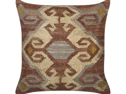 Conjunto De 2 Almofadas Decorativas Em Juta Multicolor 45 X 45 Cm Urpad