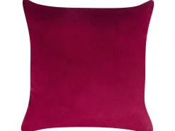 Conjunto De 2 Almofadas Decorativas Borgonha 45 X 45 Cm Goldenrod