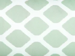 Conjunto De 2 Almofadas De Jardim Em Tecido Verde Menta E Branco 40 X 70 Kalamos
