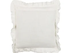 Conjunto De 2 Almofadas Decorativas Branco Creme 45 X 45 Cm Pieris