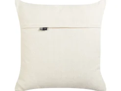 Conjunto De 2 Almofadas Decorativas Tufadas Em Algodao Creme E Preto 50 X 50 Cm Bhusawal