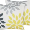 Conjunto De 2 Almofadas De Jardim Multicolor 45 X 45 Cm Riale