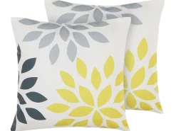Conjunto De 2 Almofadas De Jardim Multicolor 45 X 45 Cm Riale