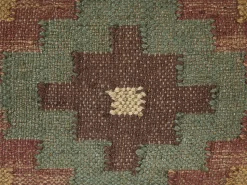 Conjunto De 2 Almofadas Decorativas Em Juta Multicolor 45 X 45 Cm Maguri