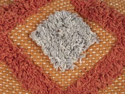 Conjunto De 2 Almofadas Decorativas Tufadas Em Algodao Multicolor 45 X 45 Cm Brevifolia