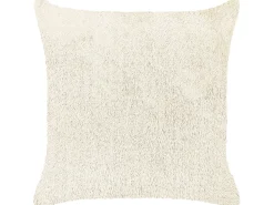 Conjunto De 2 Almofadas Decorativas Creme Claro 45 X 45 Cm Pilea