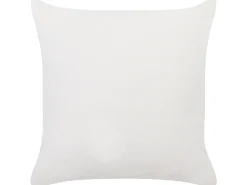 Conjunto De 2 Almofadas Decorativas Em Algodao Castanho E Creme 45 X 45 Cm Silphium