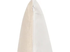 Conjunto De 2 Almofadas Decorativas Em Algodao Castanho E Creme 45 X 45 Cm Silphium