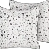 Conjunto De 2 Almofadas Decorativas De Veludo Multicolorido 45 X 45 Cm Lavander