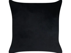 Conjunto De 2 Almofadas Decorativas Em Veludo Preto 45 X 45 Cm Talinum