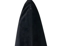 Conjunto De 2 Almofadas Decorativas Em Veludo Preto 45 X 45 Cm Talinum