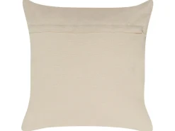 Conjunto De 2 Almofadas De Algodao Com Padrao Geometrico 50 X 50 Cm Azul E Creme Safi