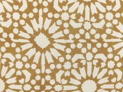 Conjunto De 2 Almofadas Decorativas Com Padrao Geometrico Em Algodao Creme 45 X 45 Cm Ceiba